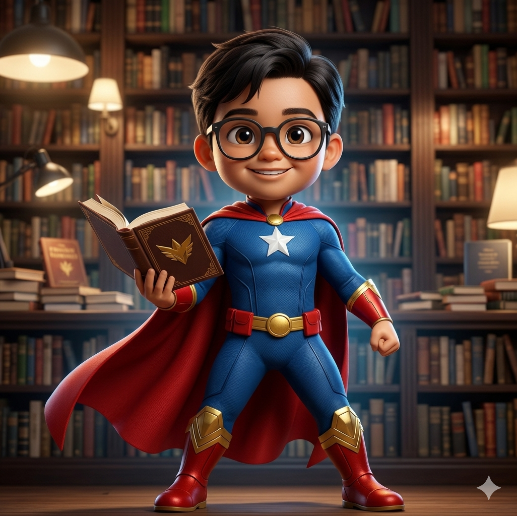 Kapten Pintar - Edaran Jayamas superhero mascot