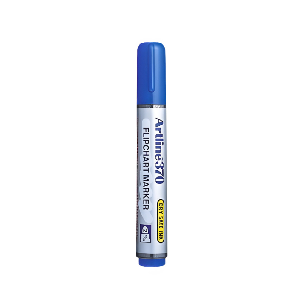 Artline 370 Flipchart Marker 2.0mm BLUE - Image 2