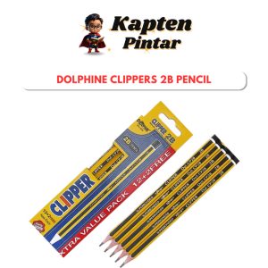 Dolphin Clippers 2B Pencil Value Pack 12pcs/box