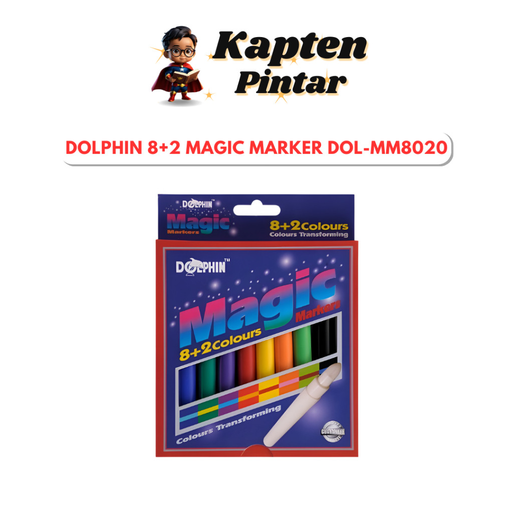 Dolphin 8+2 magic marker DOL-MM8020