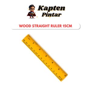 Wood Straight Ruler 15cm