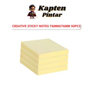 Yellow Sticky Note 50 page 70cmx 70cm for Student Working Useful Office stuff