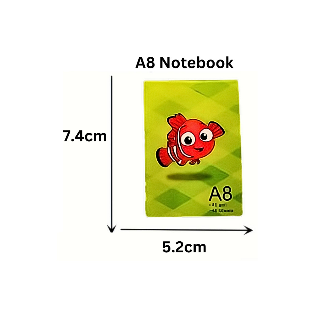 A8 Notebook Animal Cartoons | 40 Sheets | A8 | 80gsm - Image 2