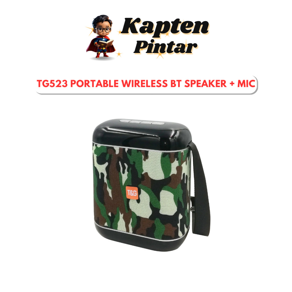 TG523 New Arrival Outdoor Portable Wireless Multimedia BT Speaker With microphone