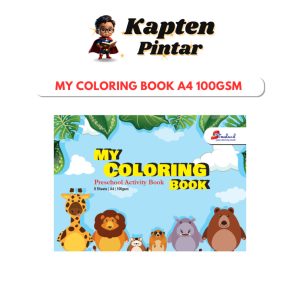 My Coloring Book A4 100GSM - Preschool Activity Book 8 Sheets | A4 | 100gsm