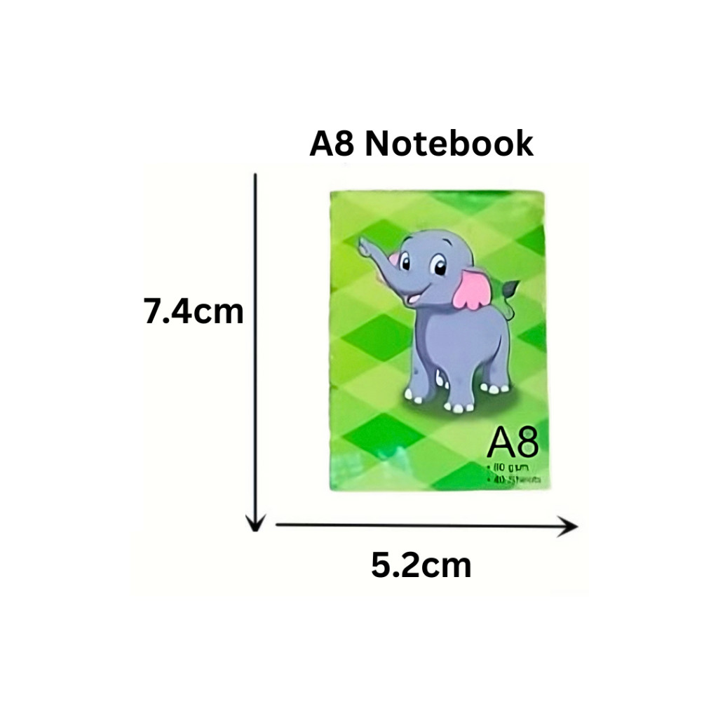 A8 Notebook Animal Cartoons | 40 Sheets | A8 | 80gsm - Image 2