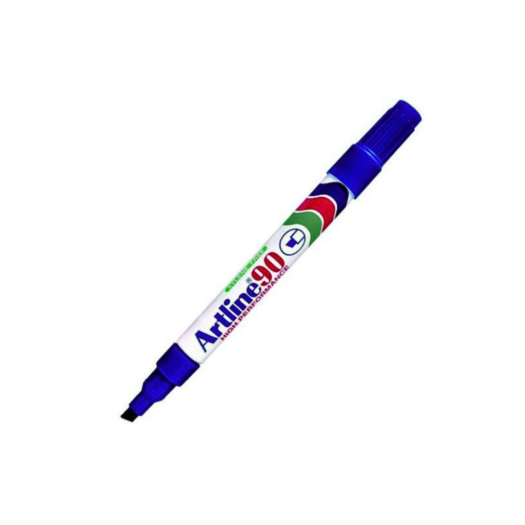 Artline 90 Permanent Marker 2.5mm Blue - Image 4