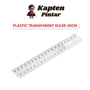 Plastic Transparent Ruler 30cm