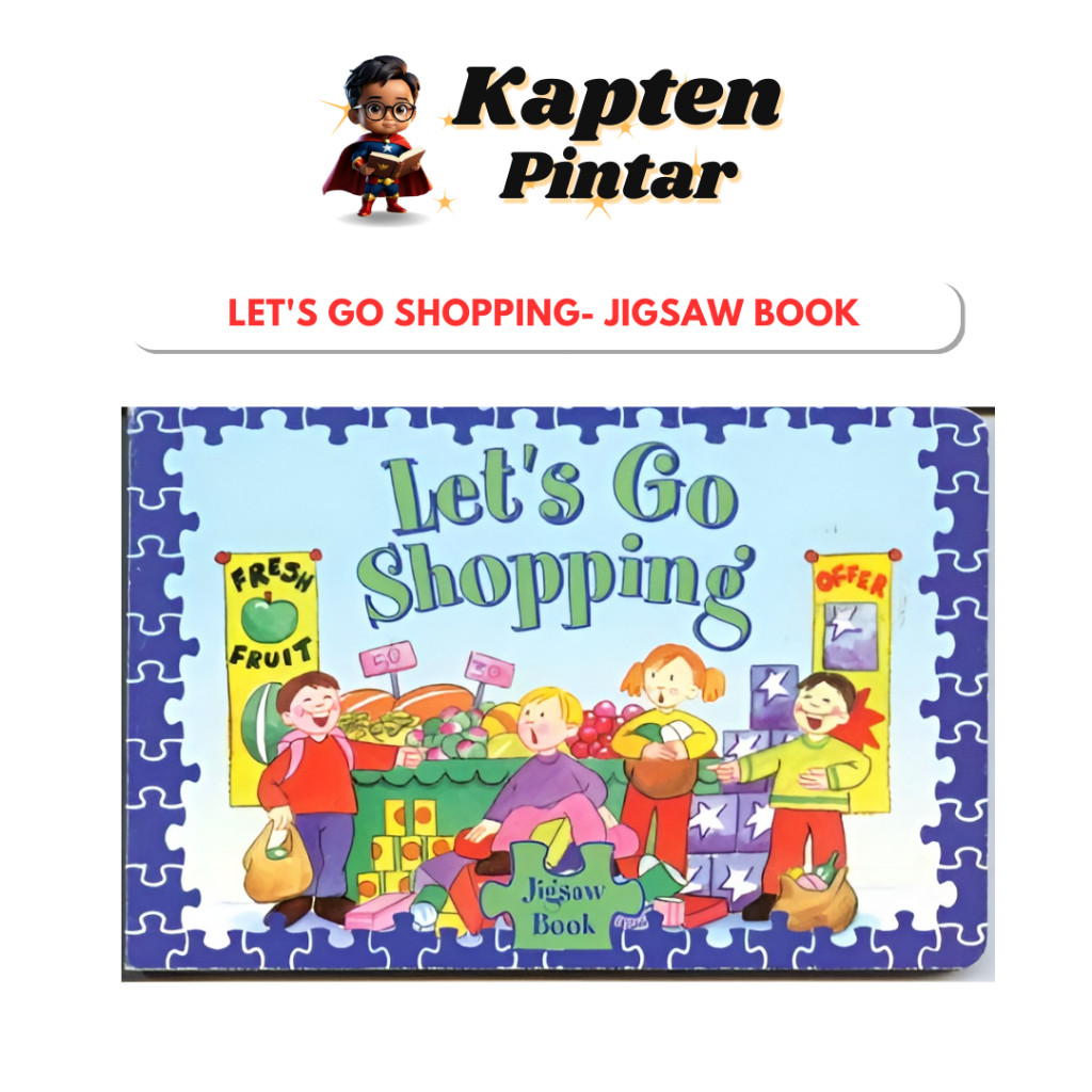 Let's Go Shopping- Jigsaw Book