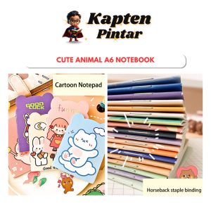 Cute Animal A6 Notebook for Student Working Office Stuffs C