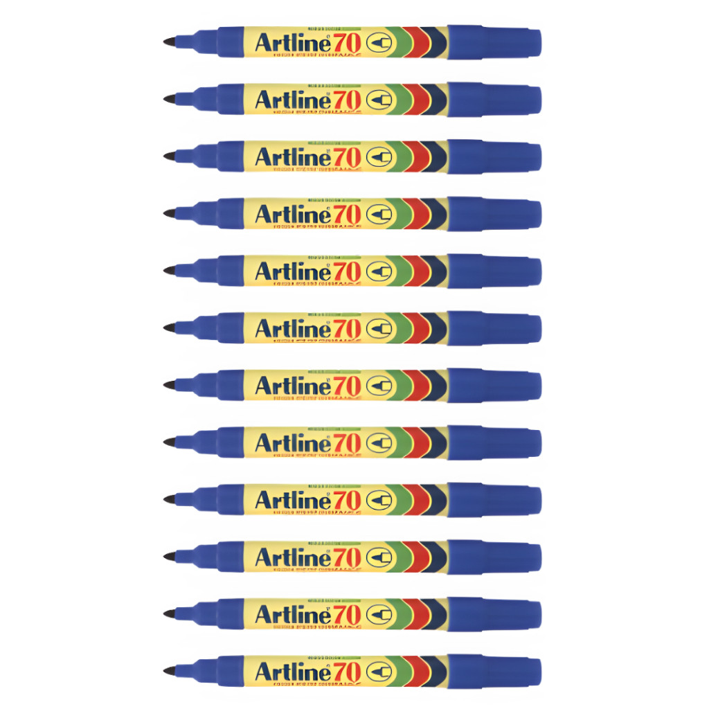 Artline 70 Permanent Marker Blue - Image 4