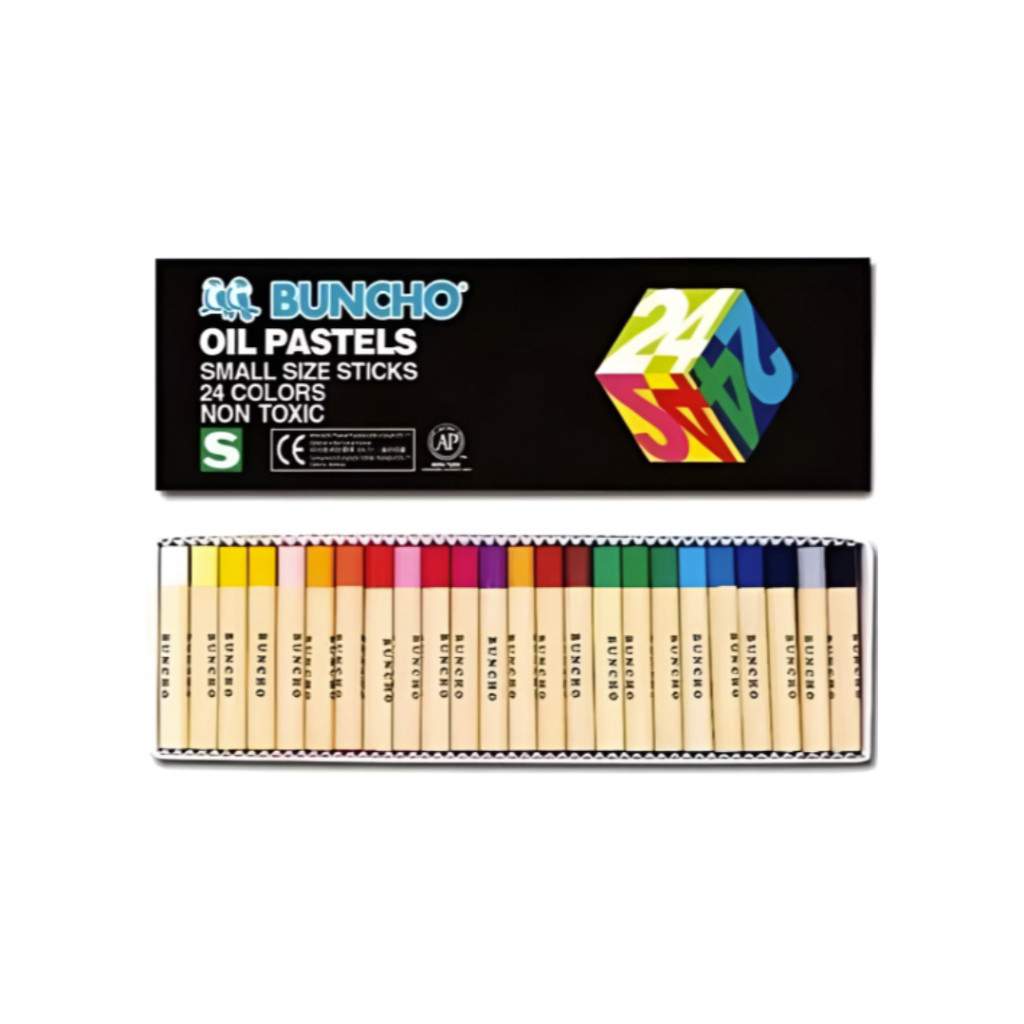 BUNCHO Oil Pastels 24 Colors Crayons - Image 2