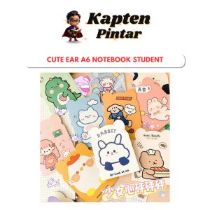 Cute Ear A6 Notebook Student Working Office Stuffs