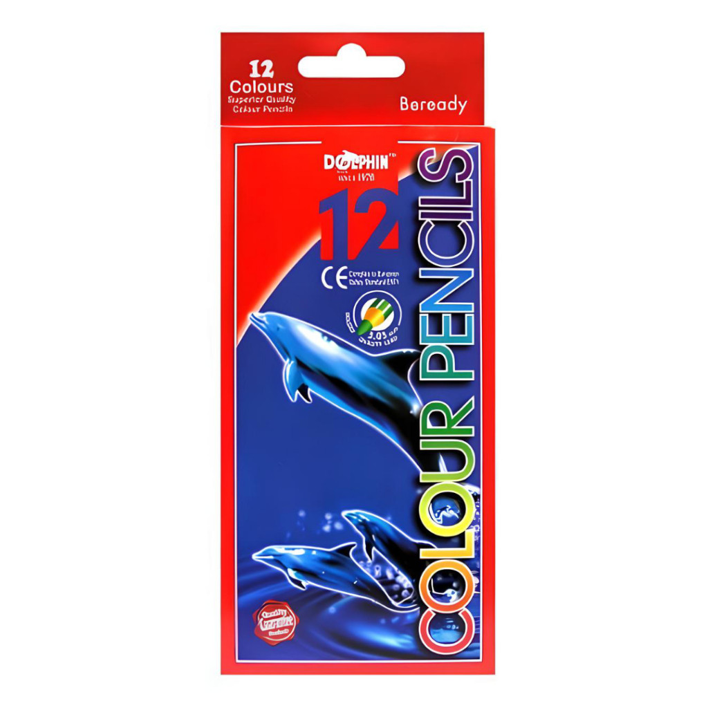 Dolphin 12 Colour Pencil (Set) - Image 3
