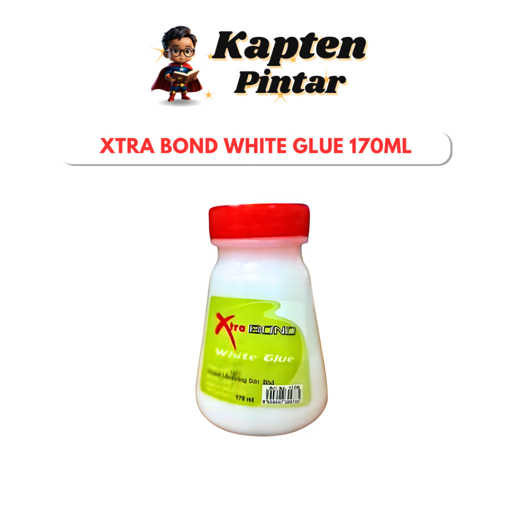 Xtra Bond White Glue 170ml- Reliable adhesive solution for various crafting, school, and DIY needs