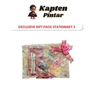 Exclusive Gift Pack include Highlighter, Notebook, Mesh File A4, Paperclip, Sticky Note (Style C)