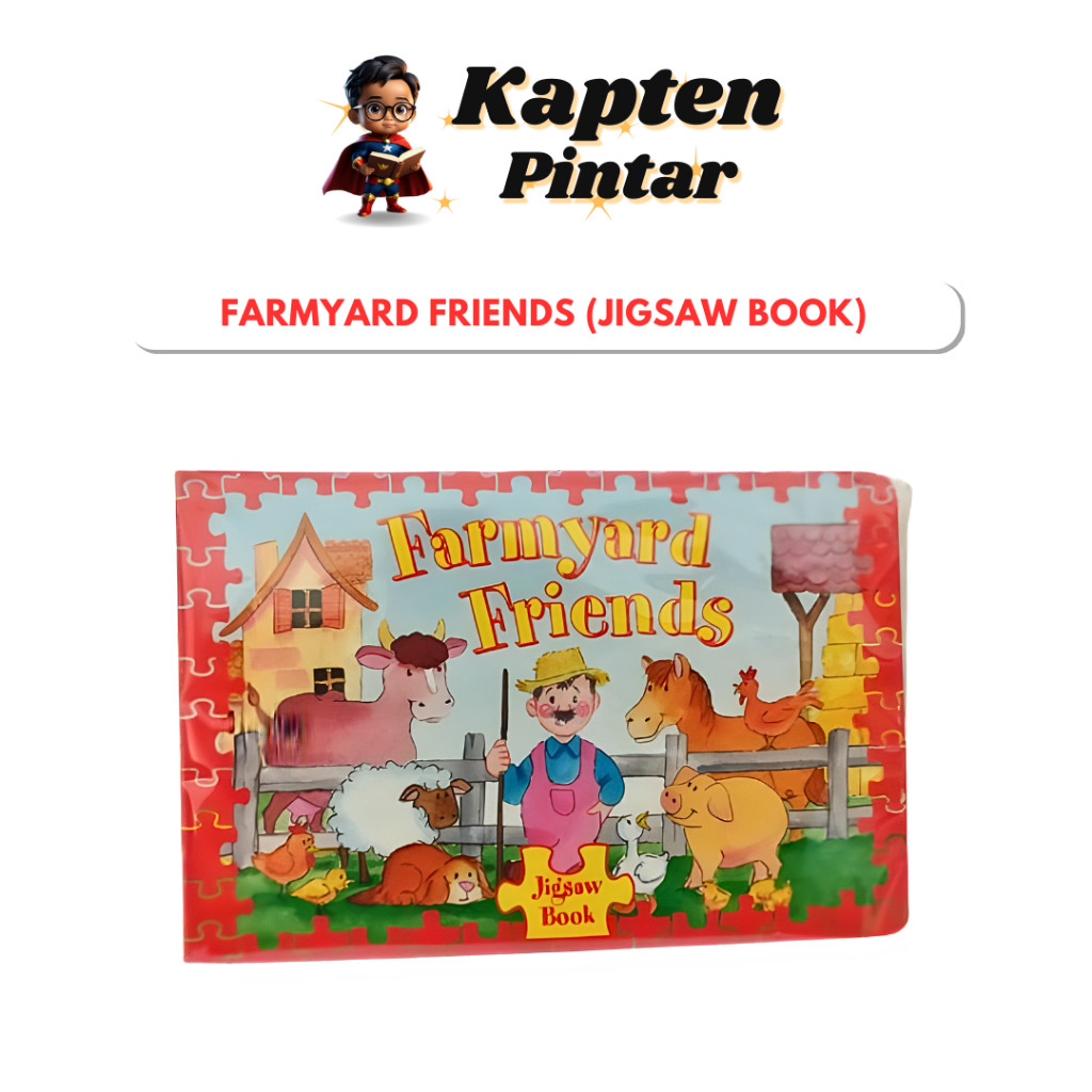 Farmyard Friends (Jigsaw book) by County Studio