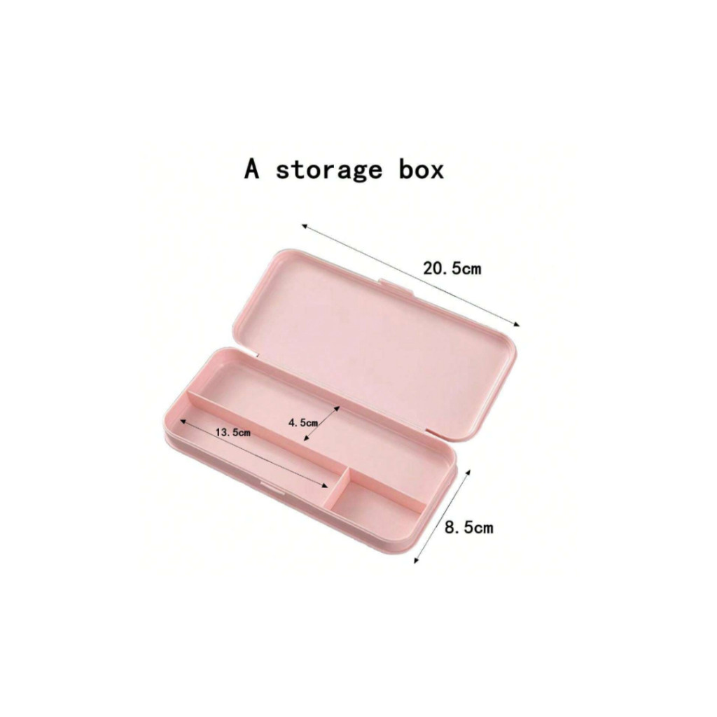 Colorful Plastic Pencil Boxes Macaron Pencil Boxes for School - Image 5