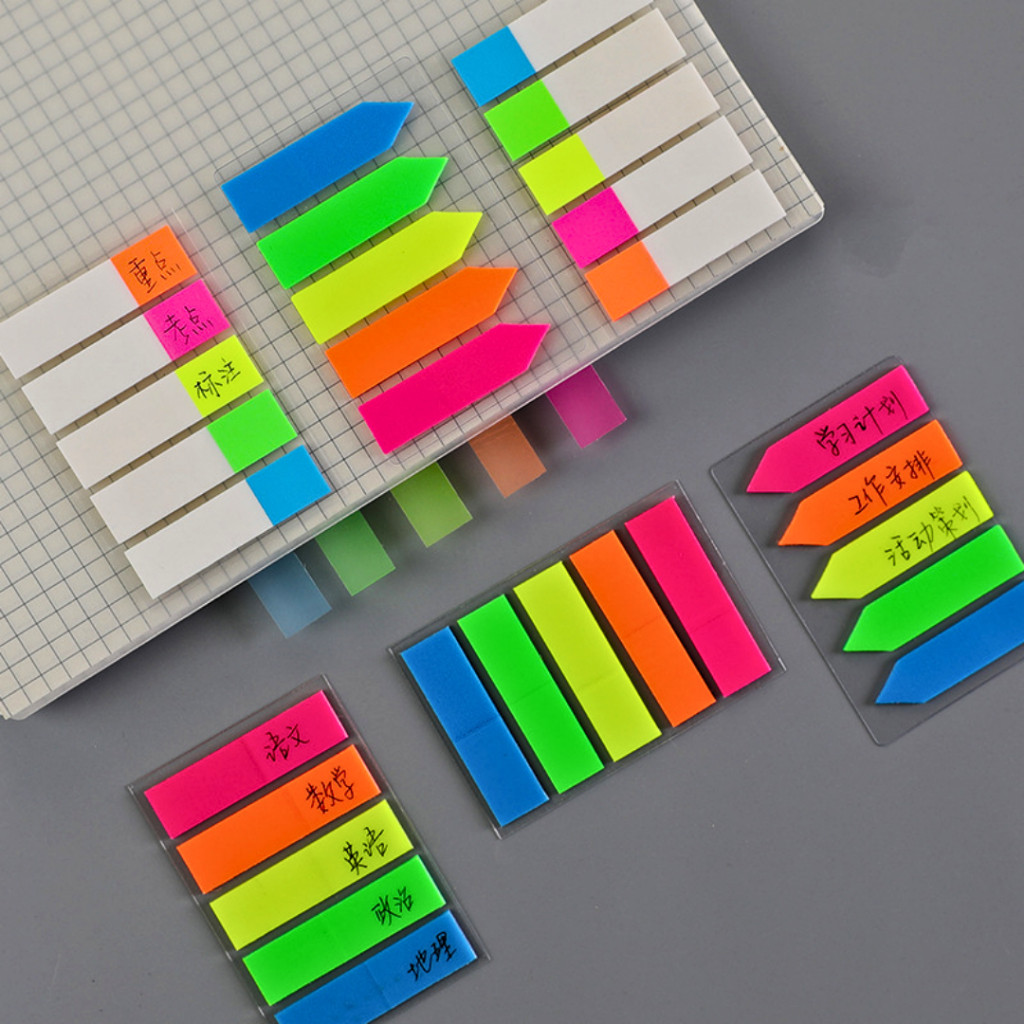 Arrow Sticky Note 5-colour Memo Student Working Office Stuff - Image 2