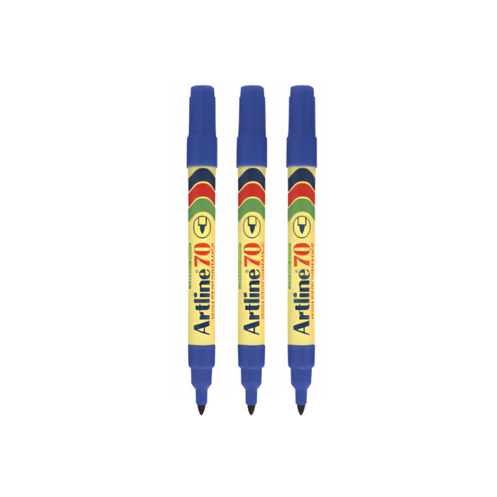 Artline 70 Permanent Marker Blue - Image 3