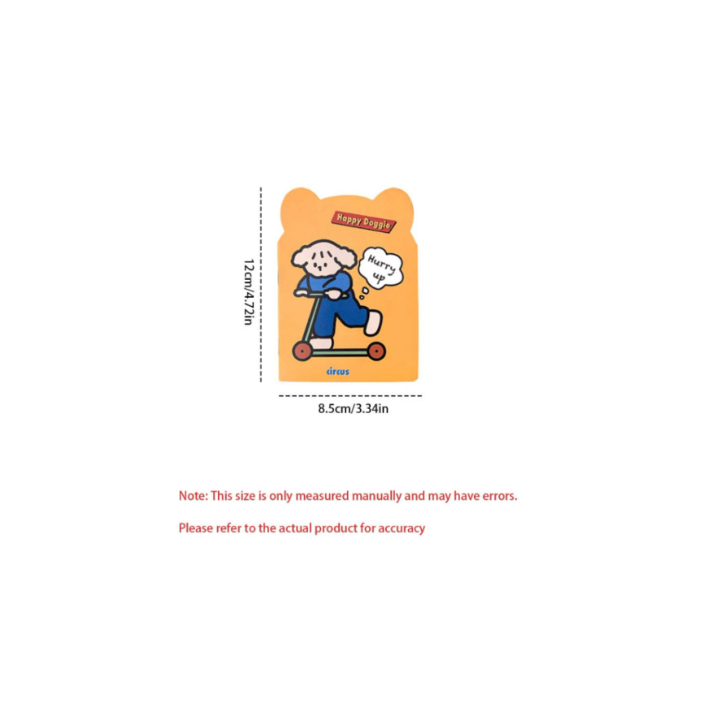 Cute Animal A6 Notebook for Student Working Office Stuffs B - Image 3