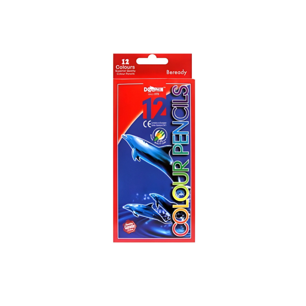 Dolphin 12 Colour Pencil (Set) - Image 2