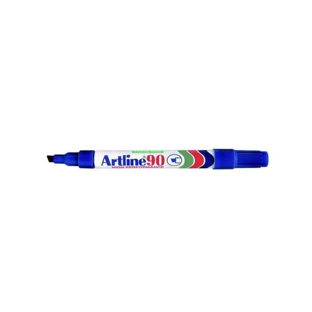Artline 90 Permanent Marker 2.5mm Blue - Image 3